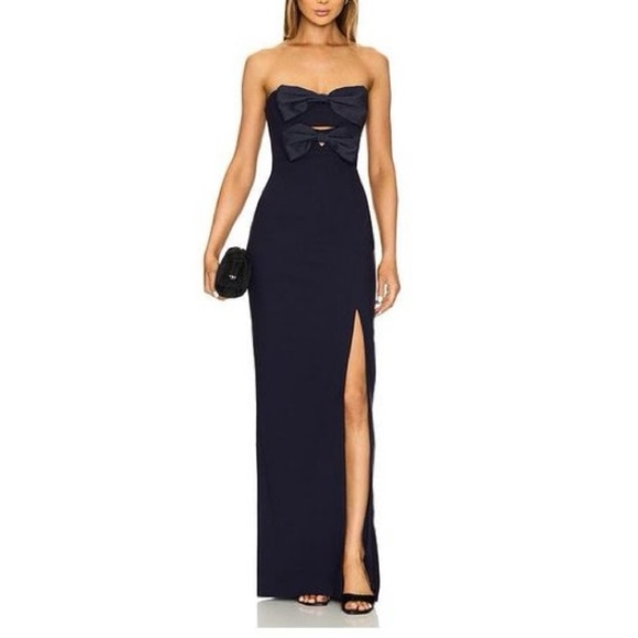 LIKELY Bea Gown in Navy - Picture 1 of 4